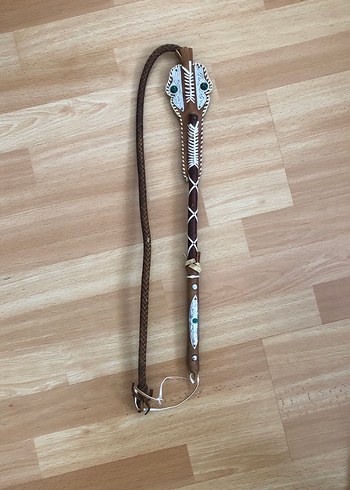 Geleneksel Uzun Kollu Mavi Kadife Nakışlı Elbise - Görsel 12