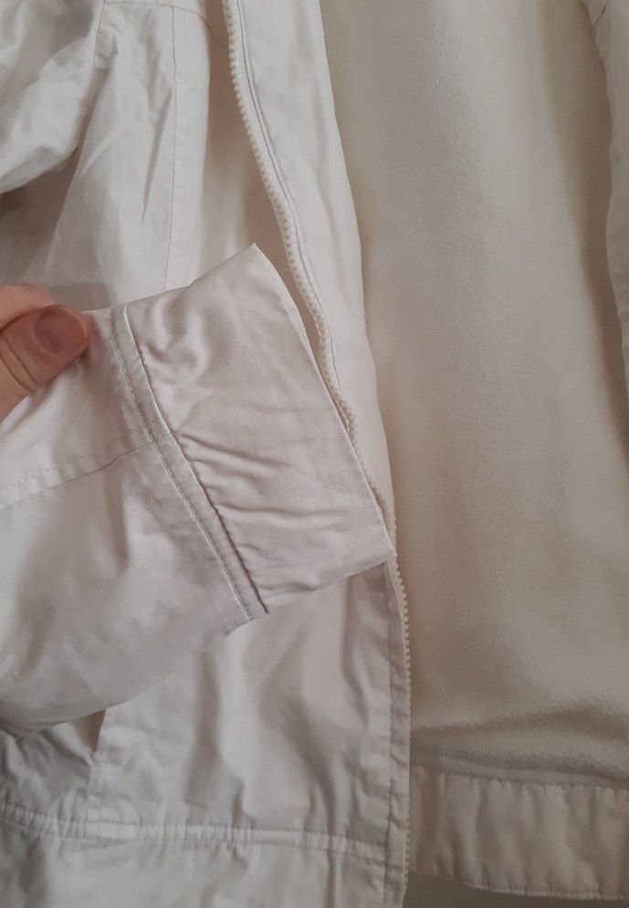 Zara Beyaz Spor Ceket,Mont - Görsel 4