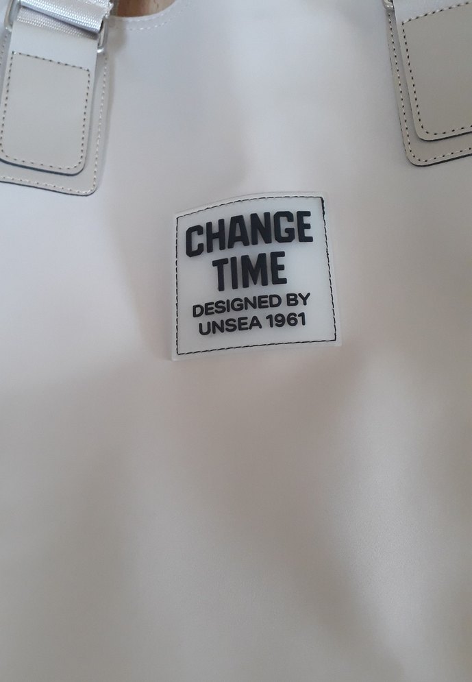 Kadın Bej Change Time Su Geçirmez El Omuz Çantası Pat Detaylı - Görsel 2