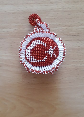 Beden Boncuklu Anahtarlık
