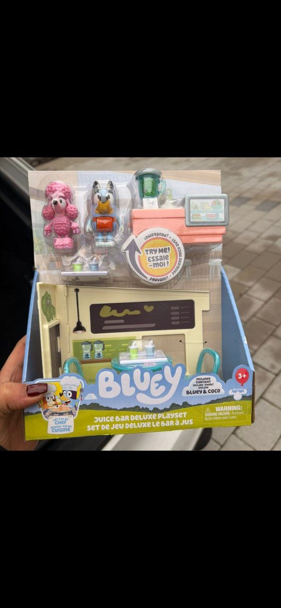 Bluey çizgi film Meyve Suyu Barı Oyun Seti - Görsel 2
