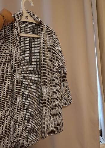 siyah Beyaz ceket - Görsel 2