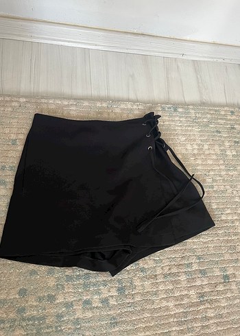Siyah Mini Şort Etek