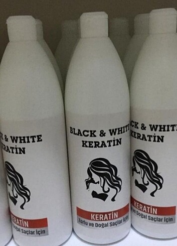 BLACK & WHITE KERATİN