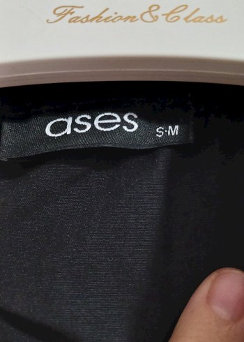 Siyah Düğmeli Keten Kadın Gömlek - Görsel 2