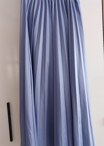 Mavi Uzun Pilili Kadın Etek - Görsel 2