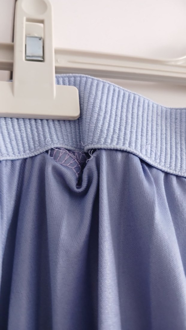 Mavi Uzun Pilili Kadın Etek - Görsel 4