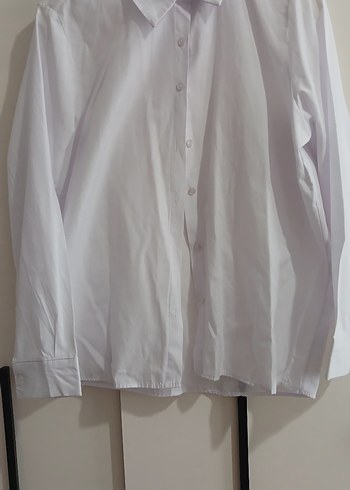 Pamuk Beyaz Kadın Gömlek - Görsel 2