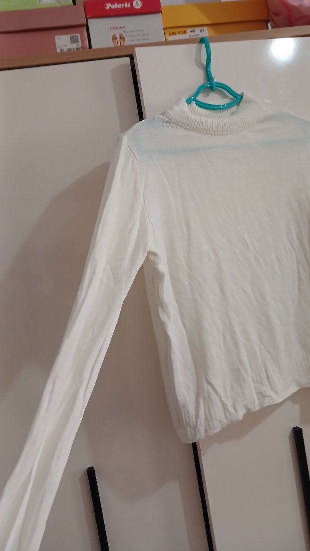 Fullamoda BEYAZ TRİKO KAZAK - Görsel 3