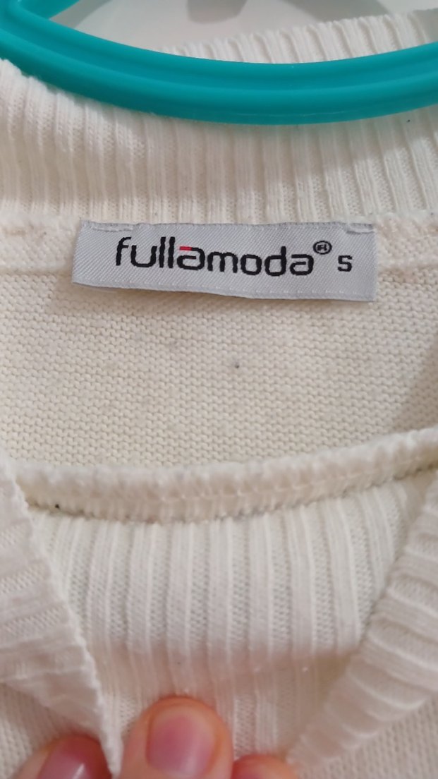 Fullamoda BEYAZ TRİKO KAZAK - Görsel 2