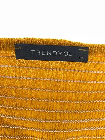 36 Beden sarı Renk Trendyol & Milla Bluz %70 İndirimli.