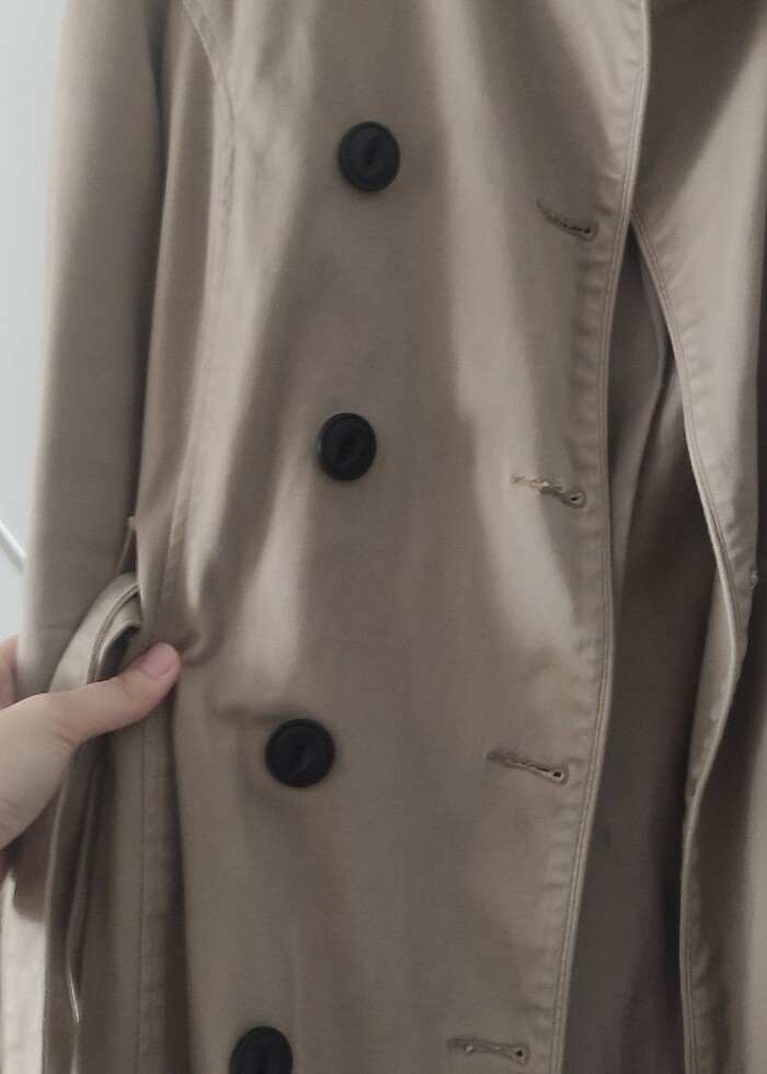 Mavi Marka Bej Rengi Trençkot - Görsel 4