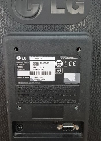 Siyah LG LED Monitör - Görsel 6