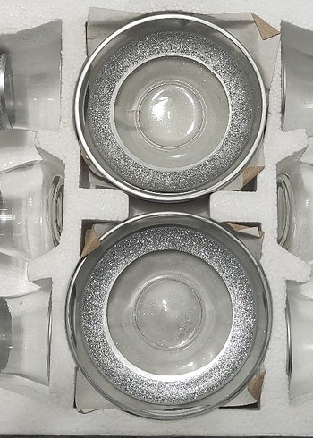 Mavi-Beyaz Desenli 2'li Çay Fincanı Seti - Görsel 3