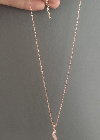 Altın Renkli S biçiminde kolye - Görsel 2