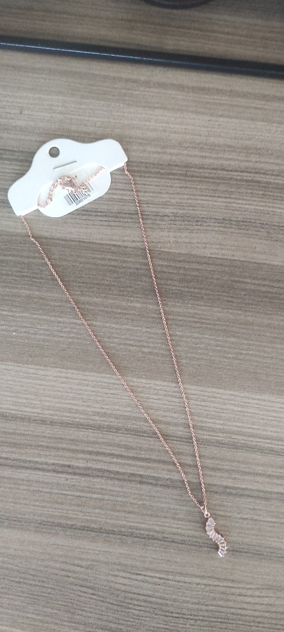 Altın Renkli S biçiminde kolye - Görsel 4