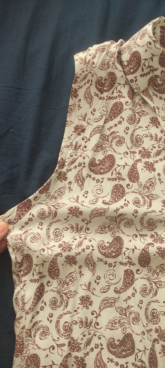 Düğmeli Bohem Desenli Gömlek - Görsel 5