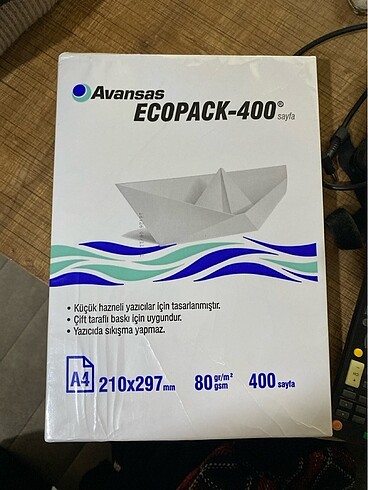 A4 kağıdı 80gr 400 sayfa