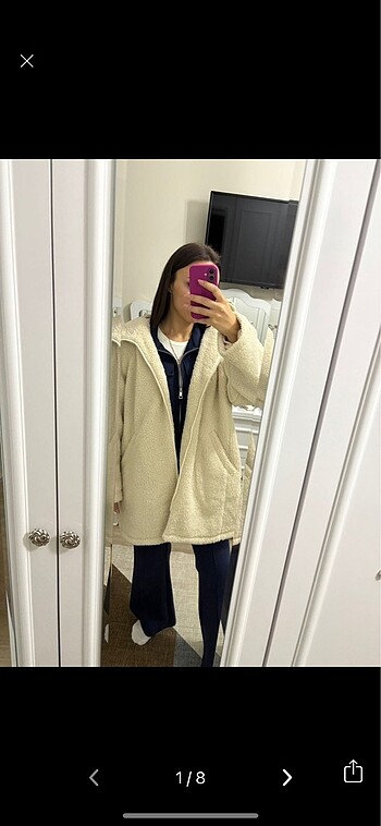 koton oversize suni yün ceket