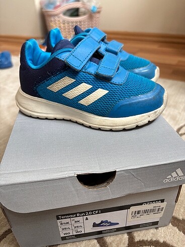 25 Beden mavi Renk adidas çocuk ayakkabı