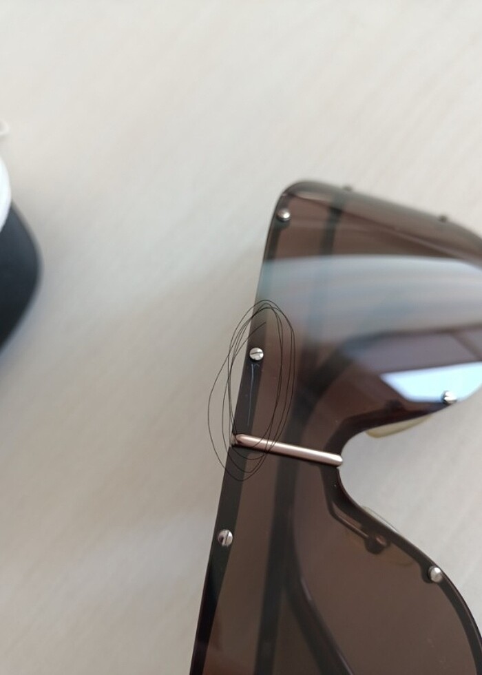 Vintage Erkek Güneş gözlüğü - Görsel 5