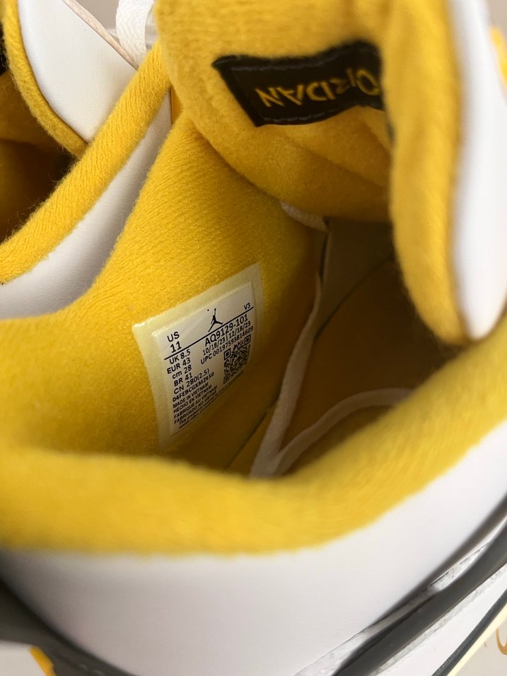 Nike Air Jordan 4 vivid sulfur - Görsel 5
