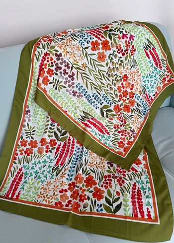 Renkli Kadın şal - Görsel 3