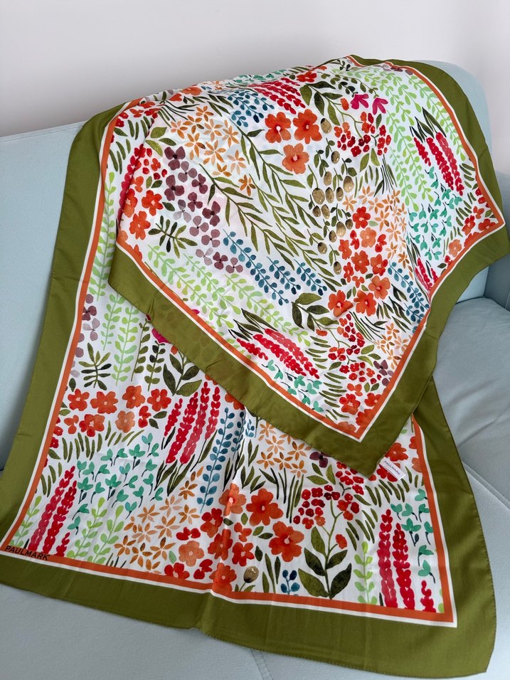 Renkli  Kadın şal - Görsel 3