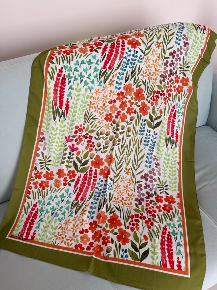 Renkli  Kadın şal - Görsel 2