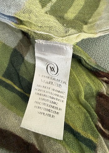 Kadın vakko Çok Renkli Şal - Görsel 2