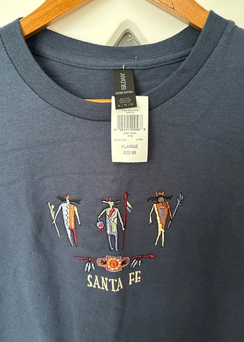 Düğmeli Lacivert Hamile Denim Tişört - Görsel 2