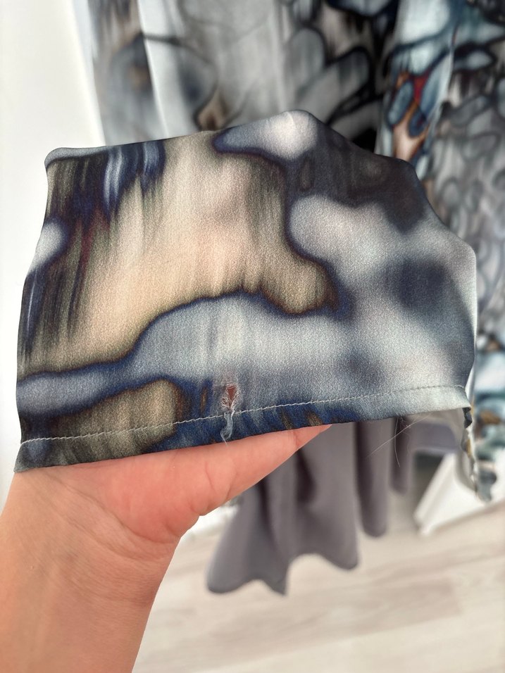 Herrynight marka Uzun Bağlama Desenli  Elbise - Görsel 5