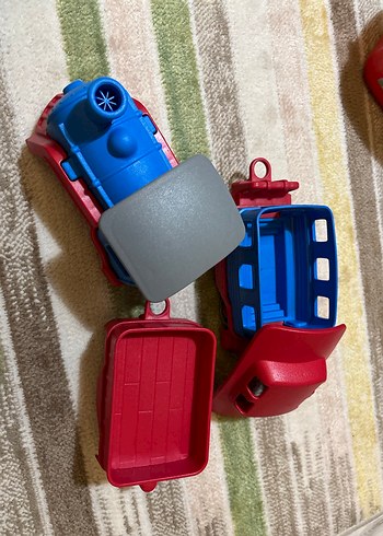 Renkli Mavi Oyuncak Tren Araba - Görsel 2