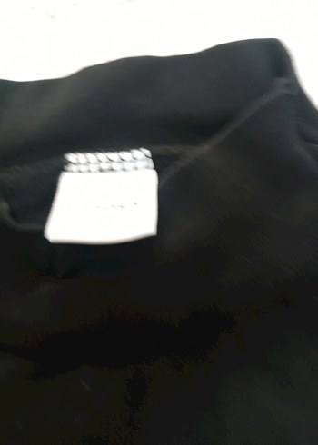 Kız Çocuk Siyah Baskılı Sweatshirt - Görsel 2