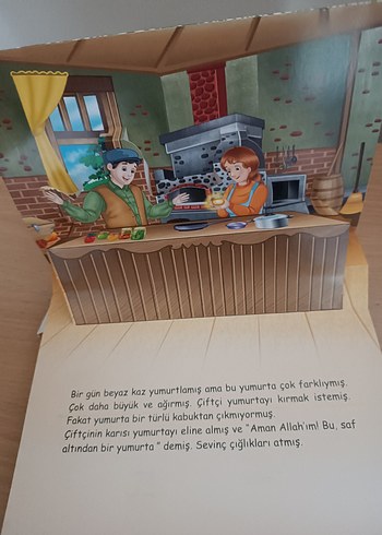 Altın Yumurtlayan Kaz Çocuk Kitabı - Görsel 4