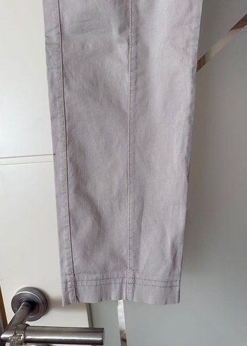 Gri Baskılı Kadın Kumaş Pantolon - Görsel 5