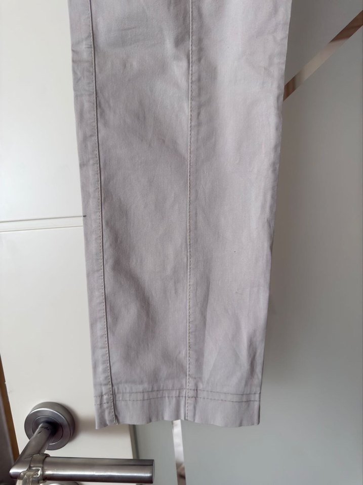 Gri Baskılı Kadın Kumaş Pantolon - Görsel 5