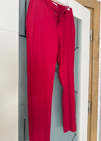 Bordo Kumaş Pantolon - Görsel 2