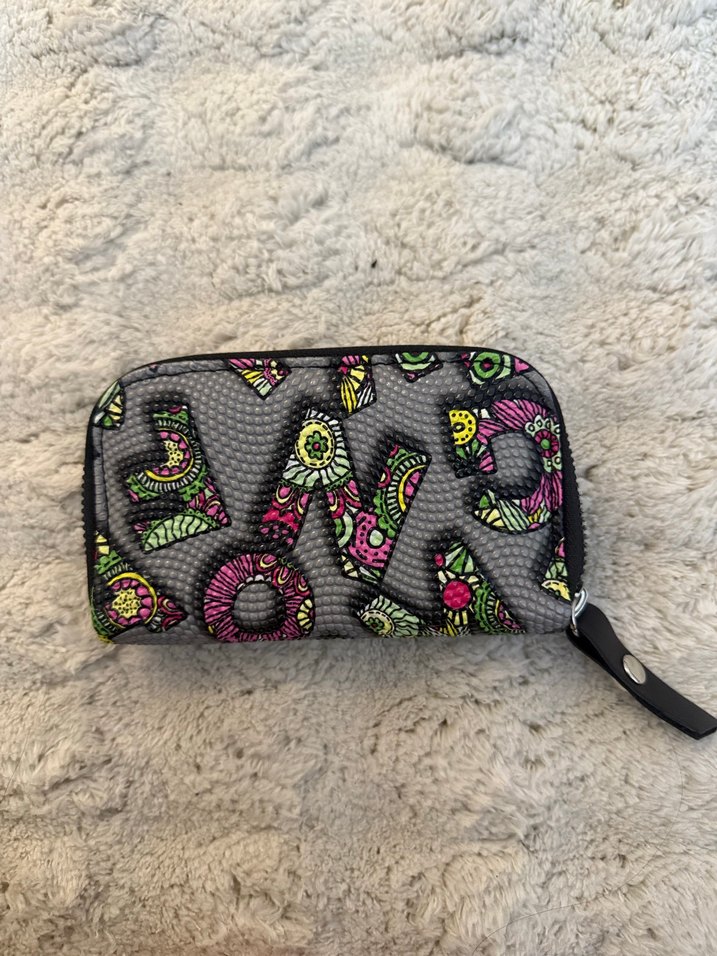 Gri Yılan Desenli Fermuarlı Deri Kadın Cüzdanı - Görsel 4