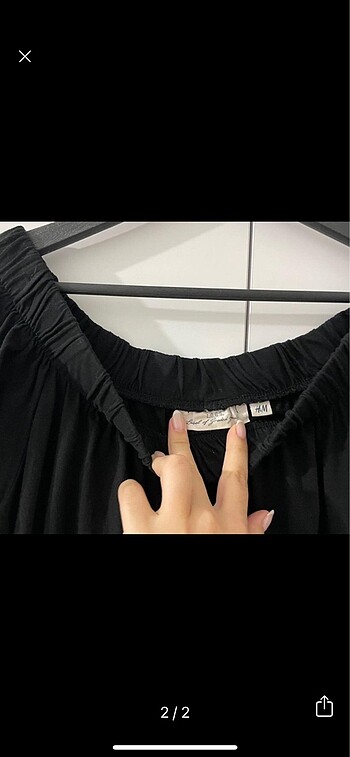 H&M Kadın siyah elbise