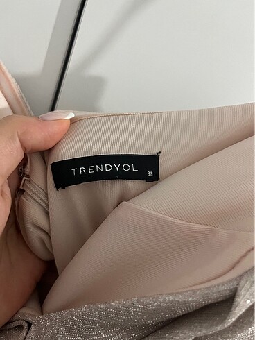 38 Beden pembe Renk Trendyolmilla elbise