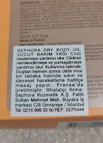 Beden Renk SEPHORA ARGAN VÜCUT BAKIM SETİ