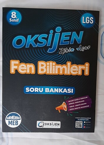 OKSİJEN LGS 8.SINIF FEN BİLİMLERİ SORU BANKASI 