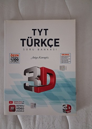TYT Türkçe 3D Soru Bankası Video Çözümlü