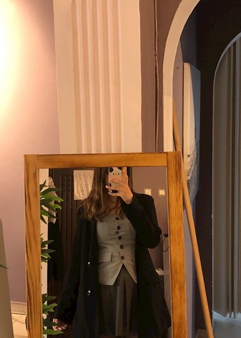 Gri mini etek - Görsel 8