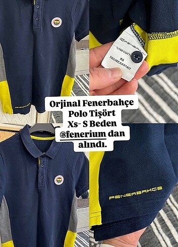 s/m Beden Fenerbahçe tişört 