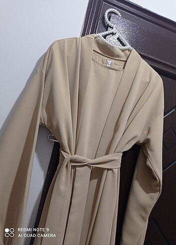 Abaya içli dışlı takım çok şık krep kumaş 44 46 beden uyumlu