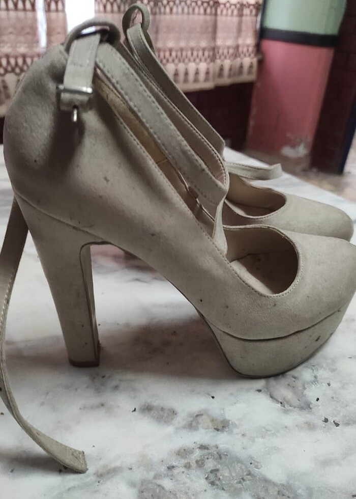 Platform topuklu ayakkabi - Görsel 4