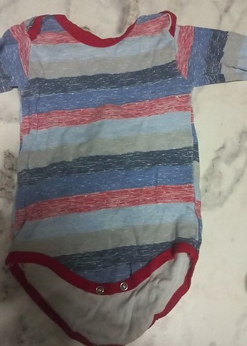 UCRETSIZ Kısa Kollu Yeşil Bebek Zıbını - Görsel 10