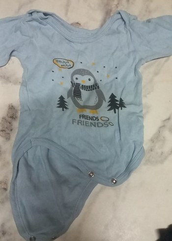 UCRETSIZ Kısa Kollu Yeşil Bebek Zıbını - Görsel 5